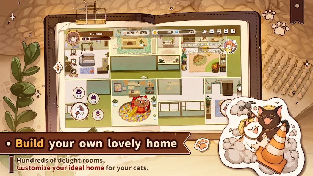 Взломанная Losing Cats Way [MOD: бесконечные жизни и подсказки] на Андроид — скриншот 3