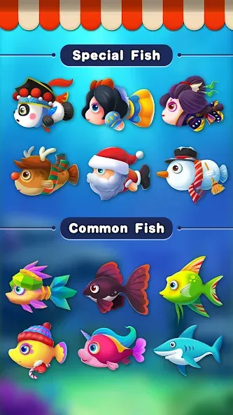 Solitaire Fish Klondike Card [MOD: без рекламы и много монет] на Андроид — скриншот 2