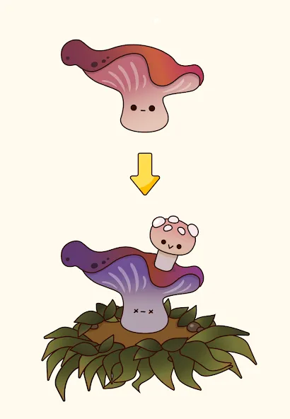 Mushroom Stories Clicker [MOD: безлимитные монеты и ускоренный прогресс] последняя версия — скриншот 4