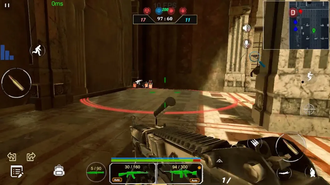 Взломанная Carnage Wars [MOD: безлимитные деньги и оружие] на Андроид — скриншот 2