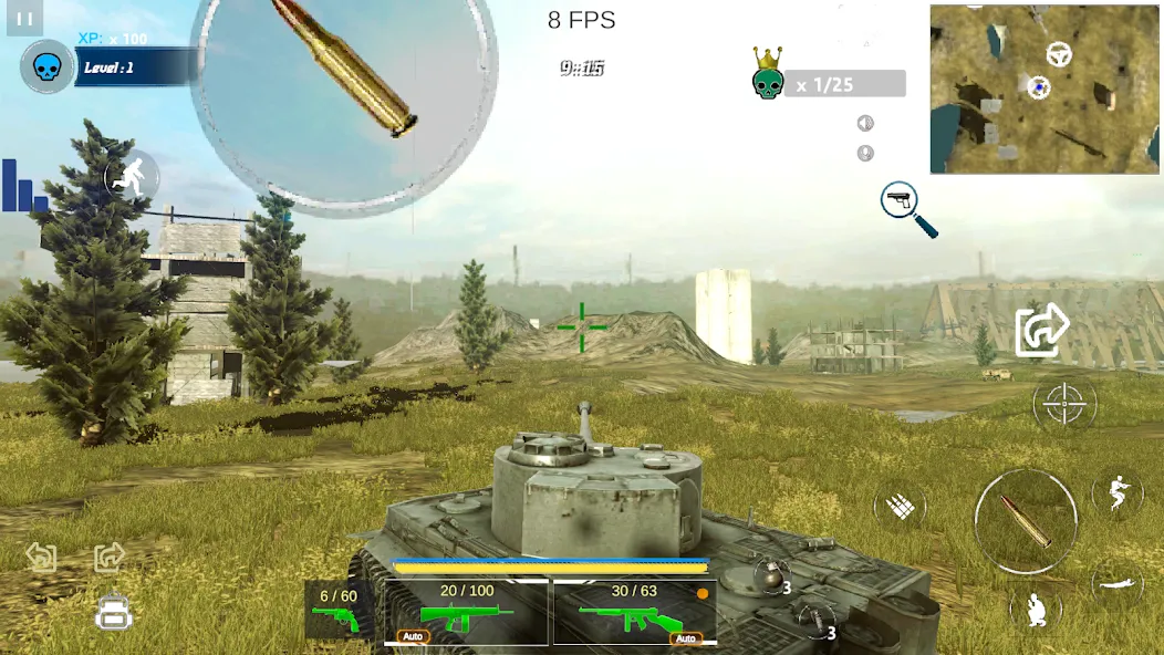 Взломанная Carnage Wars [MOD: безлимитные деньги и оружие] на Андроид — скриншот 4