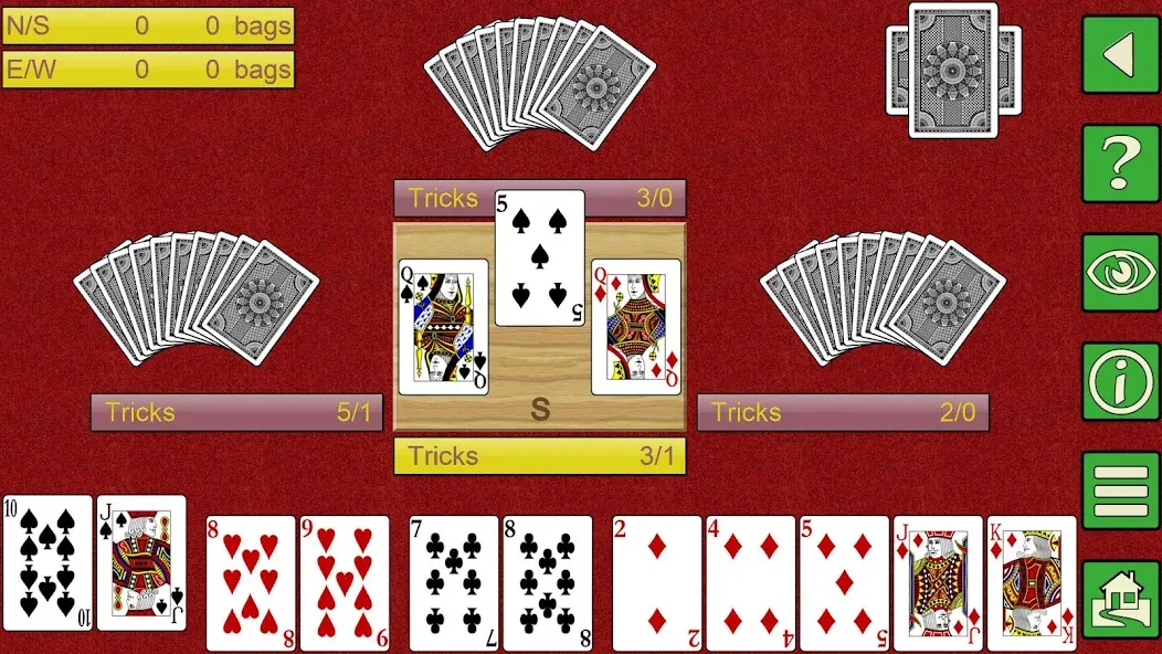 Скачать взлом Spades V+, spades card game [MOD: безлимитные монеты и подсказки] — скриншот 4