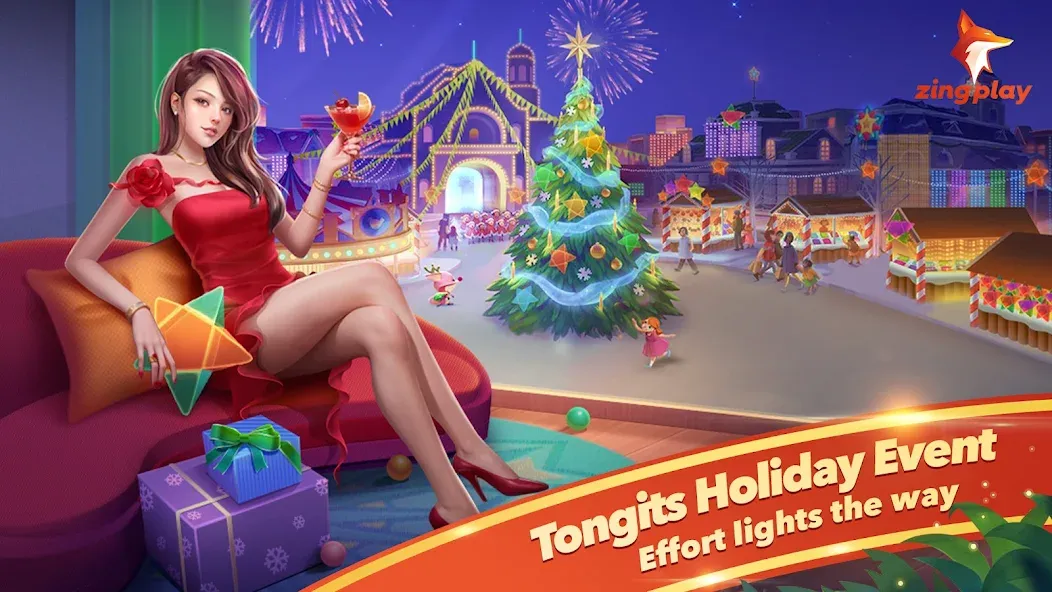 Скачать Tongits Zingplay - Card Game [MOD: безлимитные монеты и бонусы] на телефон — скриншот 1