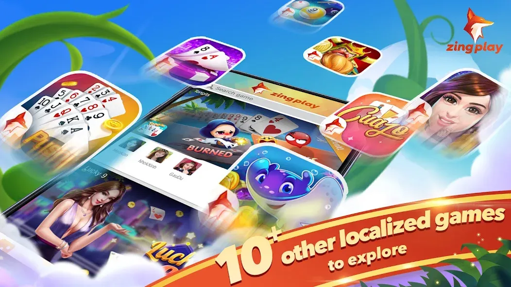 Скачать Tongits Zingplay - Card Game [MOD: безлимитные монеты и бонусы] на телефон — скриншот 5