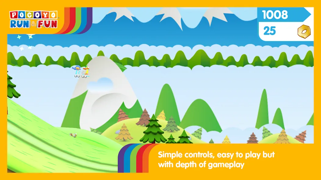 Pocoyo Run & Fun: Cartoon Jump [MOD: без рекламы и бесконечные жизни] последняя версия — скриншот 3