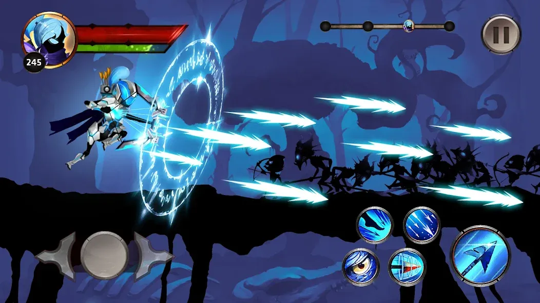Stickman Legends Offline Games [MOD: безлимитные деньги и мощное оружие] последняя версия — скриншот 3