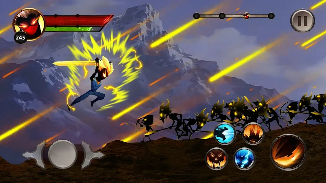 Stickman Legends Offline Games [MOD: безлимитные деньги и мощное оружие] последняя версия — скриншот 4