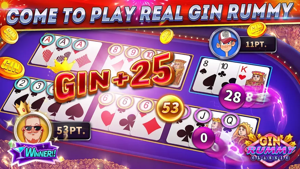 Скачать Gin Rummy Online & Offline [MOD: открыты все функции без рекламы] — скриншот 5