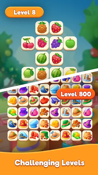 Скачать взлом Tasty Match - Zen Connect [MOD: без рекламы и много денег] — скриншот 5