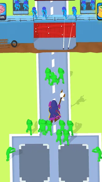 Взломанная Zombie Factory Attack [MOD: безлимитные ресурсы и усиленная защита] на Андроид — скриншот 3