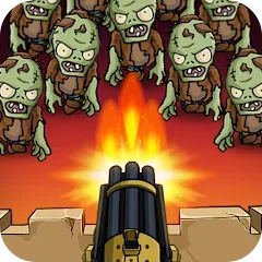 Скачать Zombie War Idle Defense Game [MOD: безлимитные деньги и алмазы] на телефон