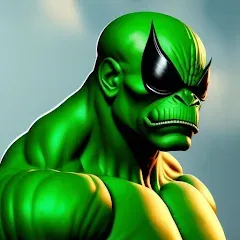 Скачать Monster Superhero: Green Fight [MOD: безлимитные деньги и здоровье]