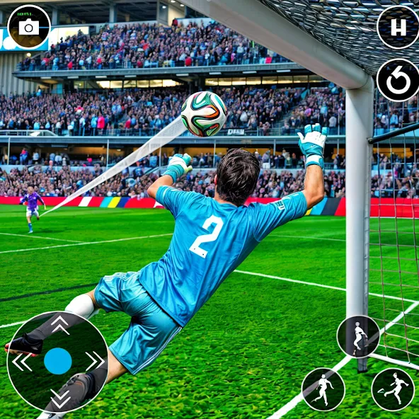 Скачать взлом Soccer Games Football 2022 [MOD: безлимитные деньги и все команды открыты] — скриншот 1