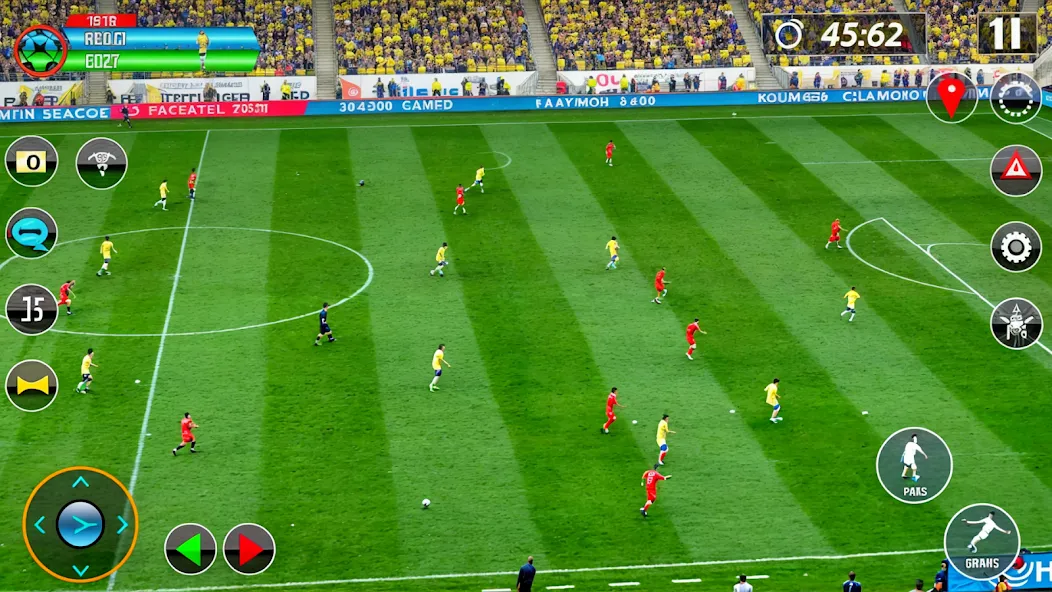 Скачать взлом Soccer Games Football 2022 [MOD: безлимитные деньги и все команды открыты] — скриншот 2