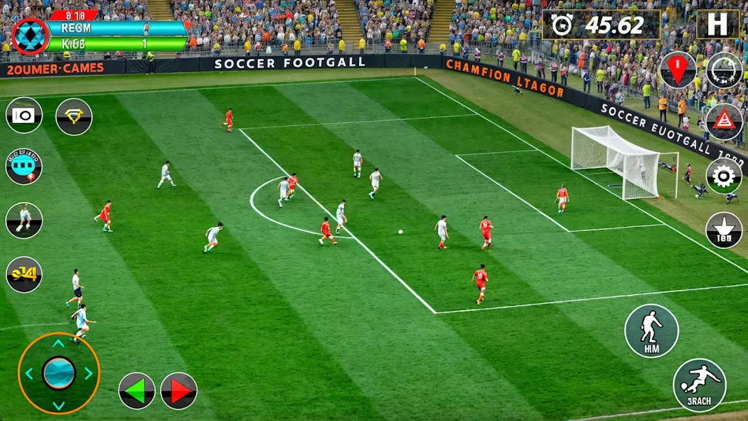 Скачать взлом Soccer Games Football 2022 [MOD: безлимитные деньги и все команды открыты] — скриншот 3