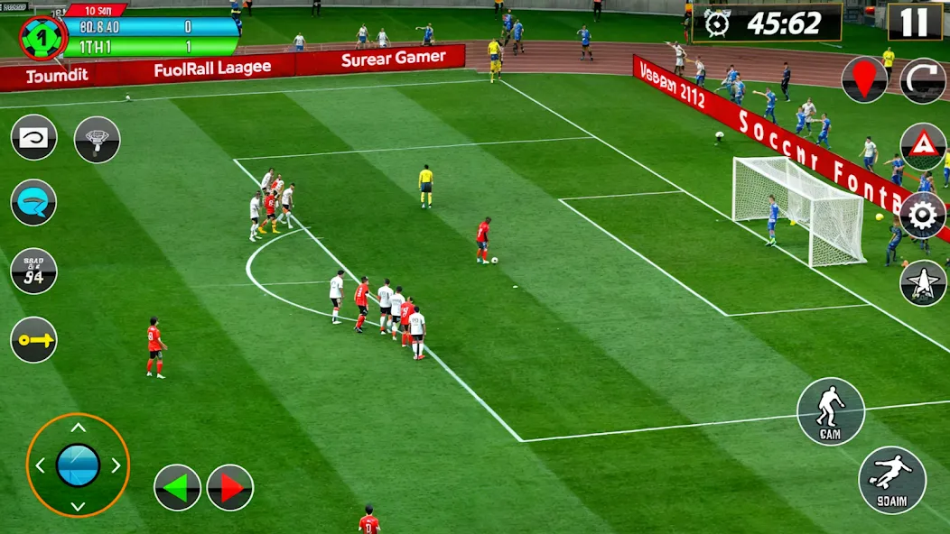 Скачать взлом Soccer Games Football 2022 [MOD: безлимитные деньги и все команды открыты] — скриншот 5