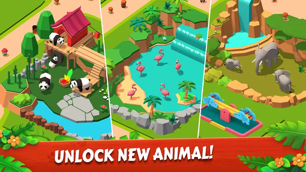 Скачать Zoo Tile - Match Puzzle Game [MOD: без рекламы и бесконечные подсказки] на телефон — скриншот 1