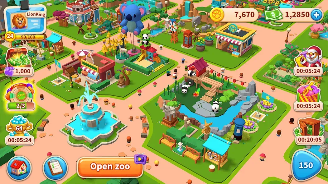Скачать Zoo Tile - Match Puzzle Game [MOD: без рекламы и бесконечные подсказки] на телефон — скриншот 5