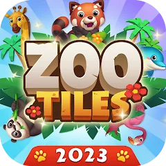 Скачать Zoo Tile - Match Puzzle Game [MOD: без рекламы и бесконечные подсказки] на телефон