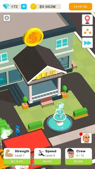 Скачать Idle Robbery [MOD: безлимитные деньги и бесконечная энергия] на телефон — скриншот 4