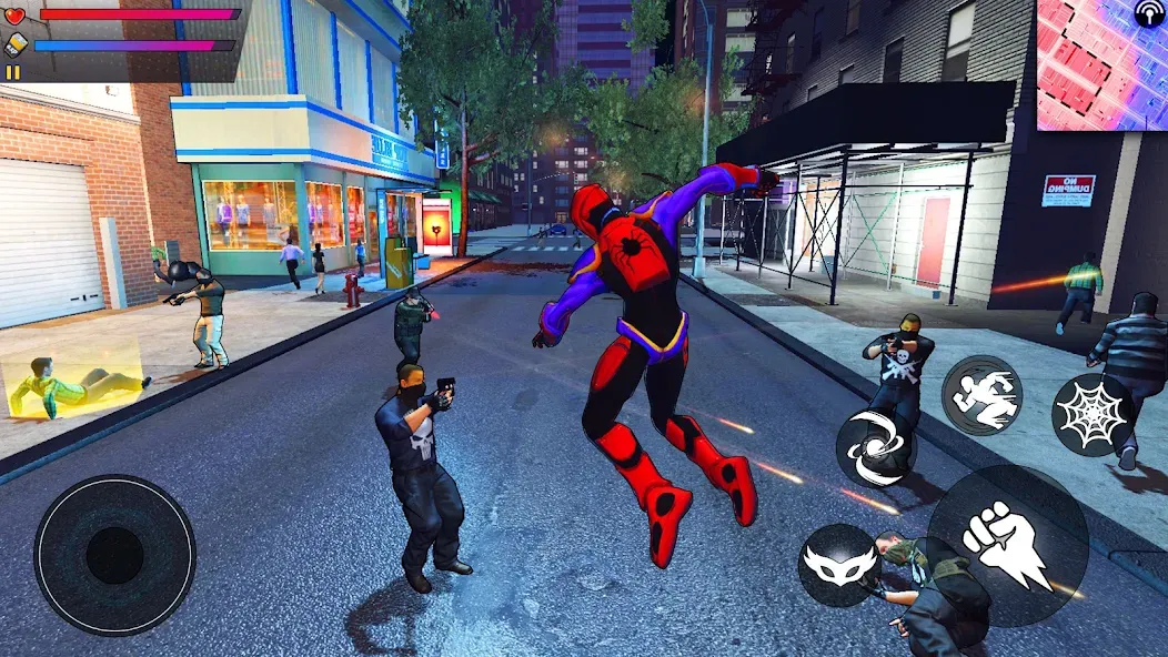 Spider Hero:Super City Hero [MOD: безлимитные деньги и суперсила] последняя версия — скриншот 3