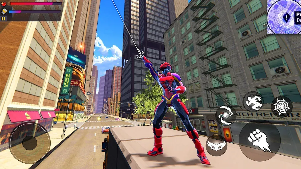 Spider Hero:Super City Hero [MOD: безлимитные деньги и суперсила] последняя версия — скриншот 5