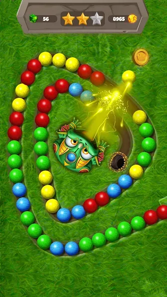Скачать взлом Marble Bubbles: Blast Pop Game [MOD: безлимитные монеты и жизни] — скриншот 3
