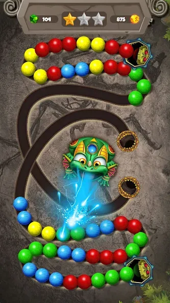 Скачать взлом Marble Bubbles: Blast Pop Game [MOD: безлимитные монеты и жизни] — скриншот 4