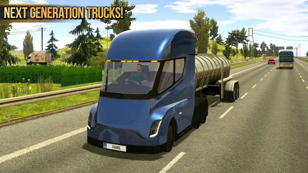 Взломанная Truck Simulator : Europe [MOD: безлимитные деньги и топливо] на Андроид — скриншот 5