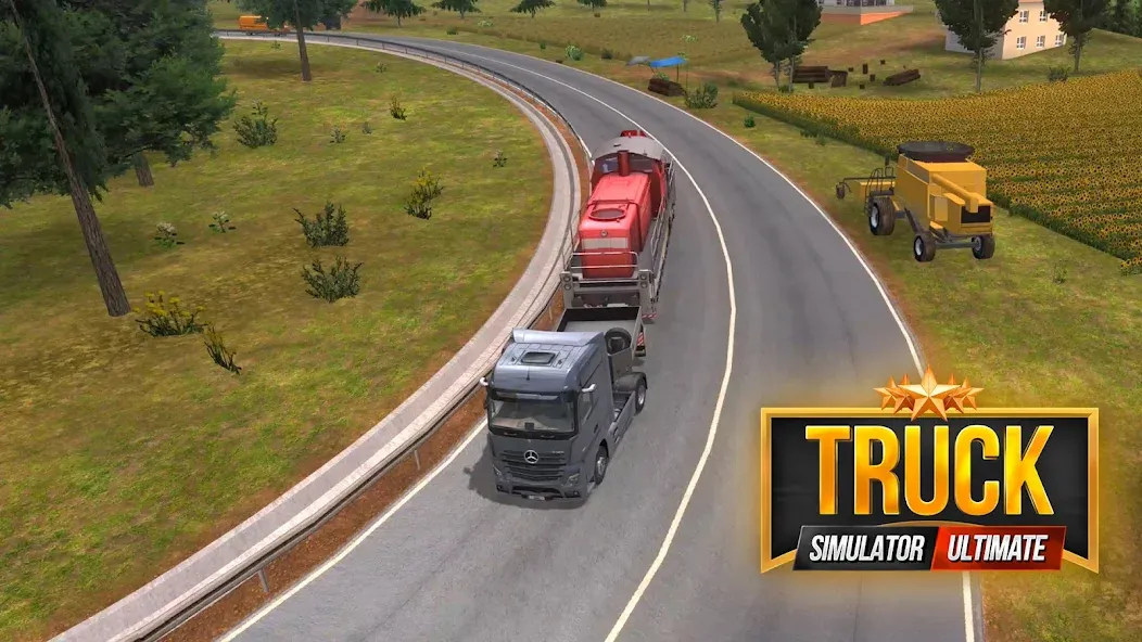 Скачать Truck Simulator : Ultimate [MOD: безлимитные деньги и топливо] — скриншот 3