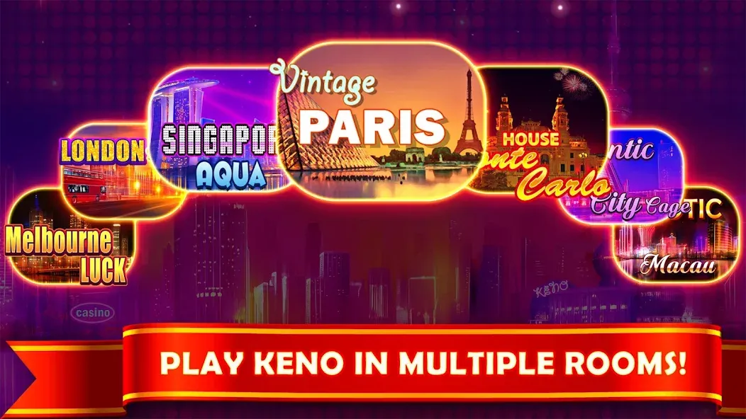 Взломанная Keno Prime - Super 3X Payout [MOD: утроенные выплаты и безлимитные монеты] на Андроид — скриншот 3