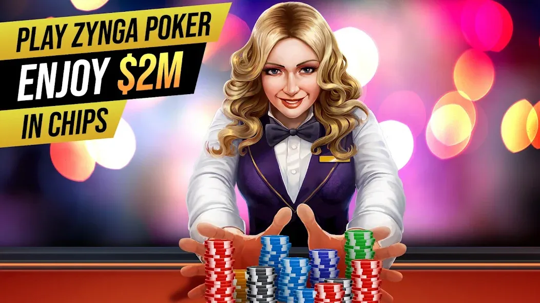 Zynga Poker ™ – Texas Holdem [MOD: безлимитные фишки и деньги] — Скачать бесплатно (APK) — скриншот 2