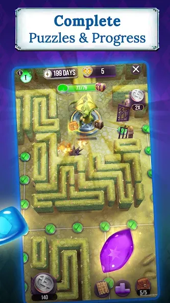 Скачать Harry Potter: Puzzles & Spells [MOD: безлимитные монеты и бустеры] на телефон — скриншот 5