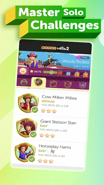 Words With Friends 2 Word Game [MOD: безлимитные подсказки и ходы] последняя версия — скриншот 4