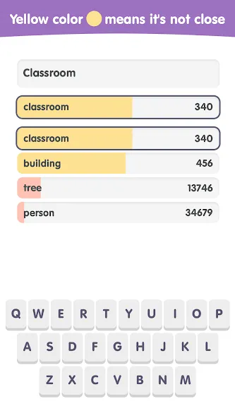 Contexto: Popular Words Game [MOD: безлимитные подсказки и открыты все слова] последняя версия — скриншот 2