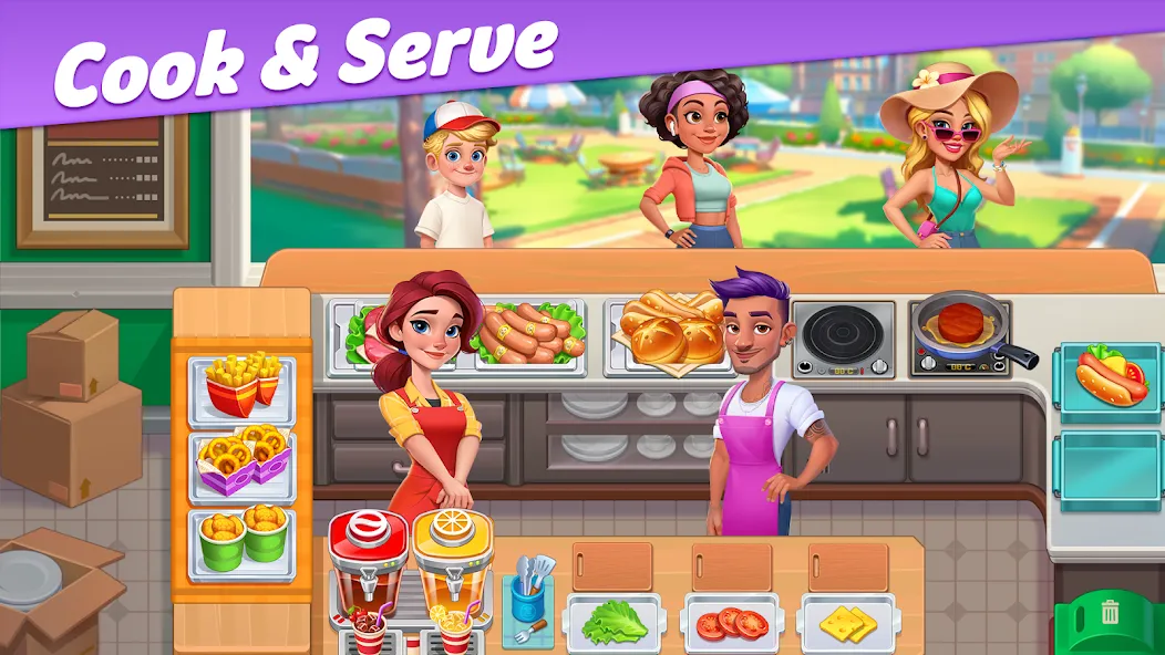 Restaurant Rescue - Food Games [MOD: безлимитные монеты и открыты все уровни] — Скачать бесплатно (APK) — скриншот 1