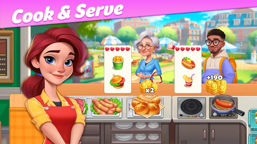 Restaurant Rescue - Food Games [MOD: безлимитные монеты и открыты все уровни] — Скачать бесплатно (APK) — скриншот 4