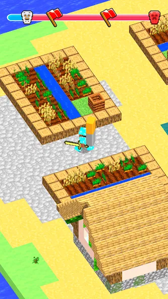 Craft Commander – Mine & Build [MOD: безлимитные ресурсы и быстрая добыча] (Бесплатно / APK) — скриншот 3