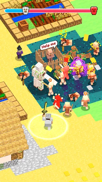 Craft Commander – Mine & Build [MOD: безлимитные ресурсы и быстрая добыча] (Бесплатно / APK) — скриншот 4