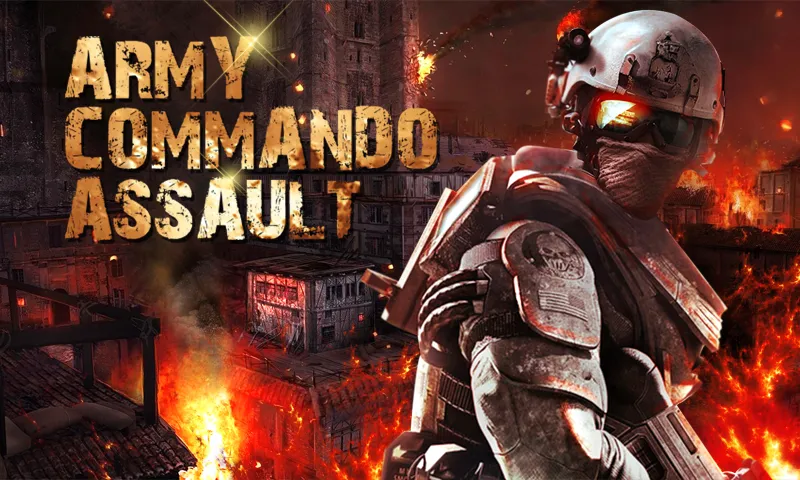 Army Commando Assault [MOD: безлимитные патроны и броня] последняя версия — скриншот 1