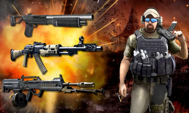 Army Commando Assault [MOD: безлимитные патроны и броня] последняя версия — скриншот 4