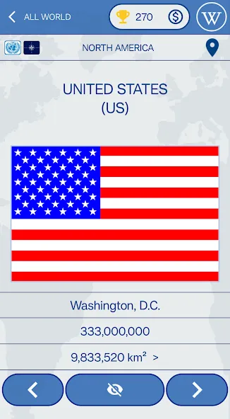 Скачать взлом The Flags of the World Quiz [MOD: открыты все флаги и уровни] — скриншот 1