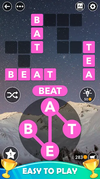 Скачать взлом Word Cross: Offline Word Games [MOD: без рекламы и все уровни открыты] — скриншот 2