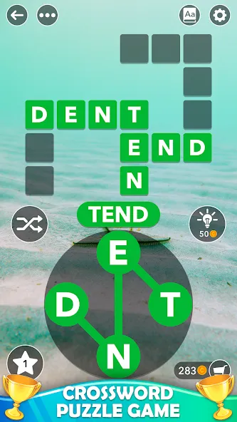 Скачать взлом Word Cross: Offline Word Games [MOD: без рекламы и все уровни открыты] — скриншот 5