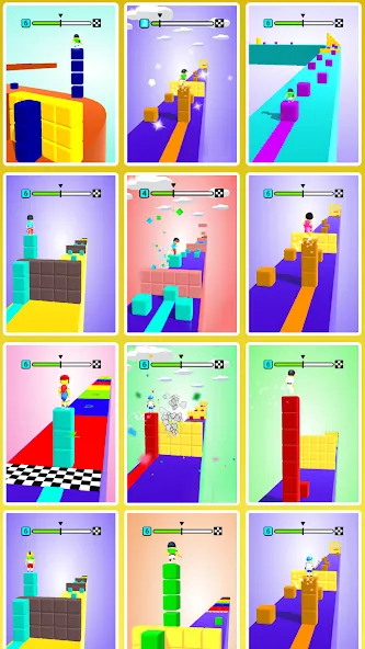 Block Surfer [MOD: безлимитные монеты и усиленная защита] на Андроид — скриншот 4