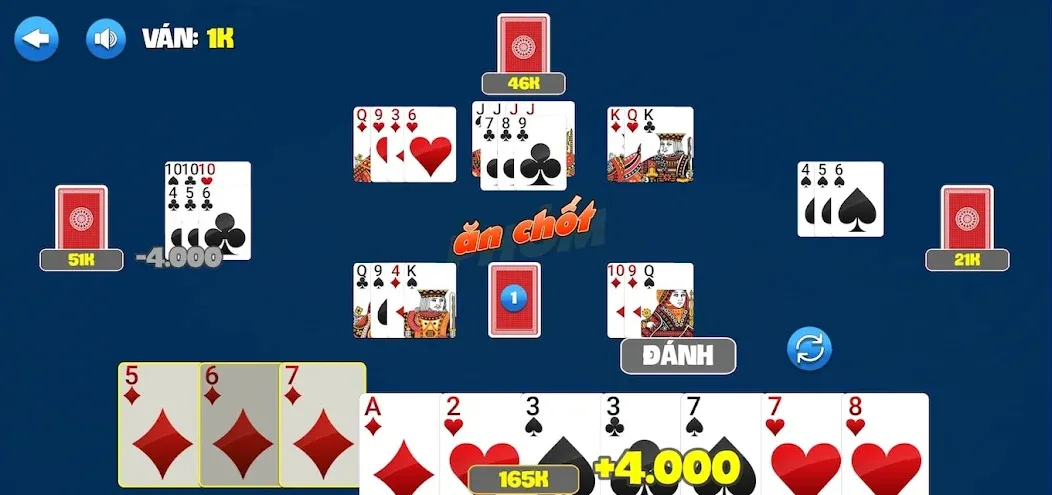 Phỏm [MOD: без рекламы и много монет] (Бесплатно / APK) — скриншот 1