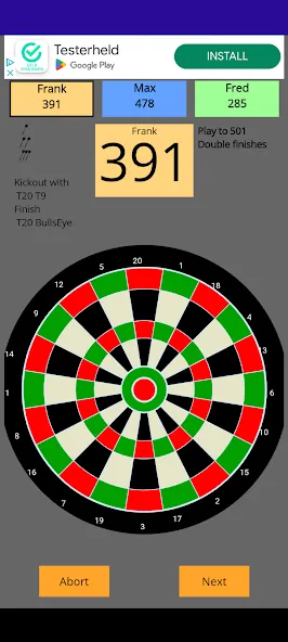 Скачать взлом Darts [MOD: без рекламы и безлимитные монеты] — скриншот 5