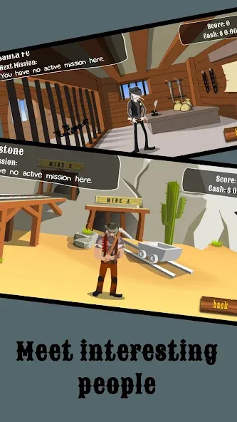 Взломанная El Gringo: Wild West Cowboy [MOD: безлимитные деньги и оружие] на Андроид — скриншот 3