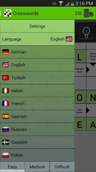 Скачать Crosswords [MOD: безлимитные подсказки и слова] на телефон — скриншот 3