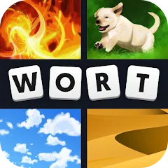 Взломанная 4 Bilder 1 Wort [MOD: открыты все уровни и подсказки] на Андроид